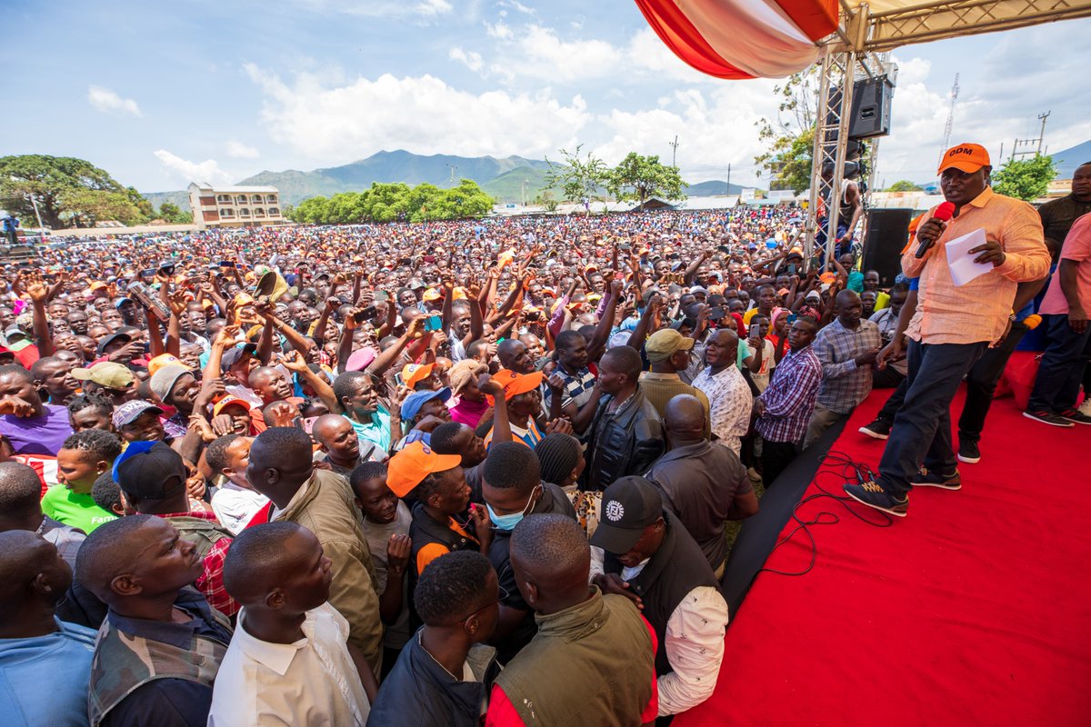 Thrilled by the incredible energy and enthusiastic support for @TheODMparty in Sindo!