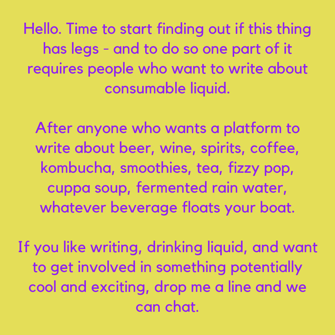 gulpcraft's tweet image. Gulp is a forum, a platform, a springboard, and a conversation for those who enjoy beverages and have things to say about it.