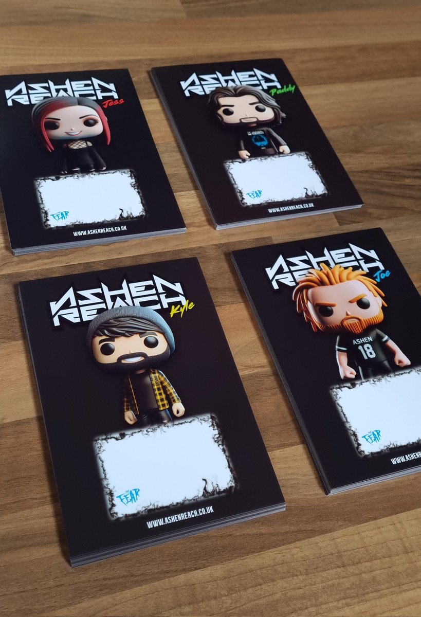💿📦Packing Crowdfunders Today!📦💿 Which little one of us will you get as a thank you in your bundle? 😁 If you still haven't preordered 'The Fear' yet, the link is below! 👇ASHEN REACH STORE👇 ashenreach.co.uk/store/