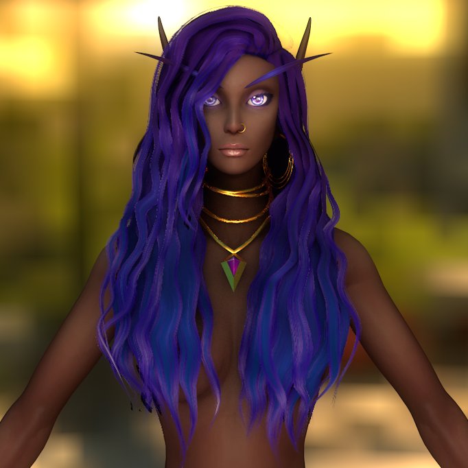 Idril_Susurra's tweet photo. Tremenda Diosa de Ébano que está preparándose para la gran pasarela. 

DARATHI 

#CommissionWip https://t.co/zy8mSaXIEk