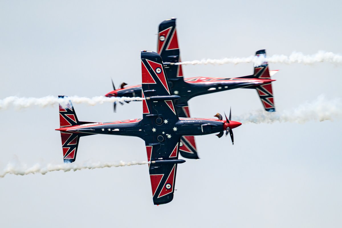 nantaku_p_photo's tweet image. シンガポールエアショー2024
Weekend@Airshow Day1 (2024/2/24) 
オーストラリア空軍 ルーレッツ

こちらも今回が初見となったオーストラリアのアクロチーム。
プロペラ機だけどド派手な機体で高レベルなアクロを見せてくれました。 
#SGAirshow #SGAirshow2024