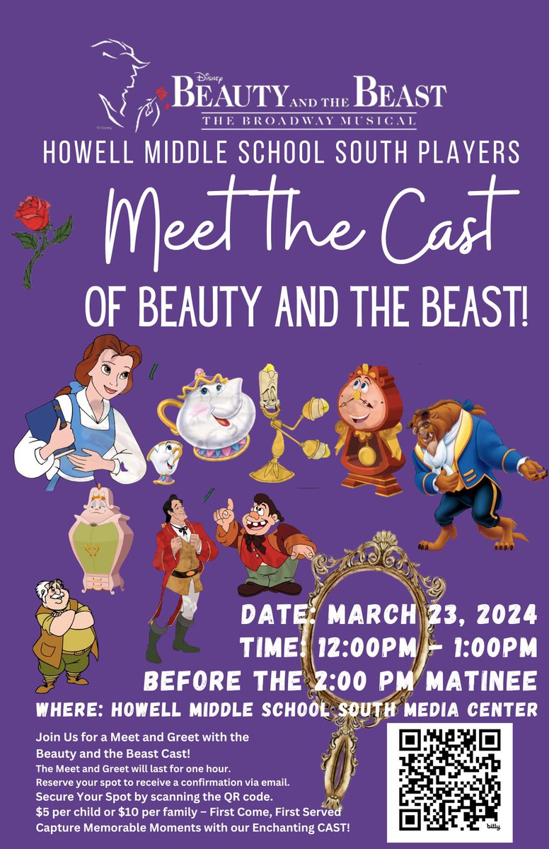 howellsouthplayers (@hmssouthplayers) on Twitter photo The 2024 cast of Beauty and the Beast. 3 weeks until the work of these incredibly talented students shine on stage! Tickets are going fast! Meet the cast on Saturday, March 23rd. <a href="/HowellTwpMSS/">Howell MS South</a> The 2024 cast of Beauty and the Beast. 3 weeks until the work of these incredibly talented students shine on stage! Tickets are going fast! Meet the cast on Saturday, March 23rd. <a href="/HowellTwpMSS/">Howell MS South</a>