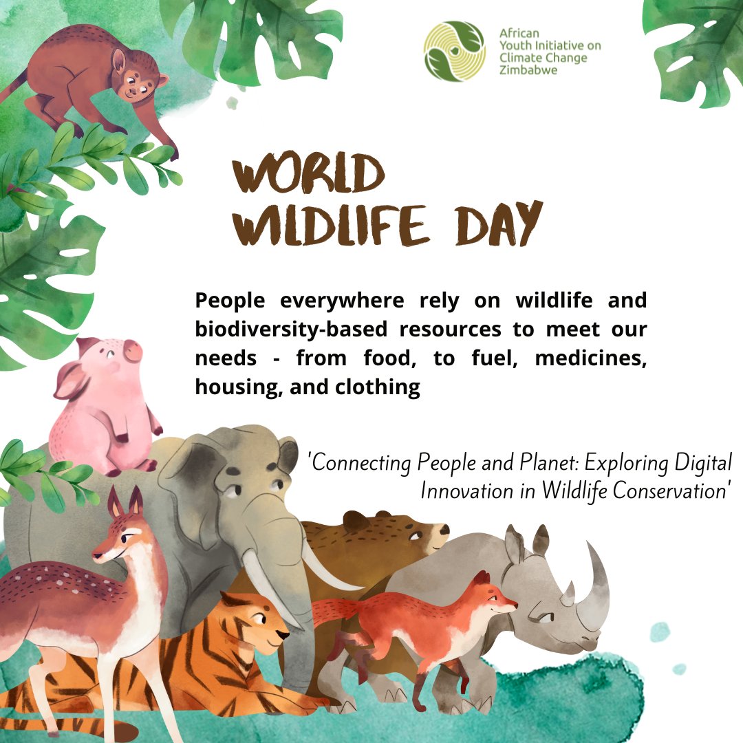 For World Wildlife Day 2024, exploring digital innovation & highlighting how digital conservation technologies & services can drive wildlife conservation, sustainable & legal wildlife trade & human-wildlife coexistence is critically important. #WWD2024