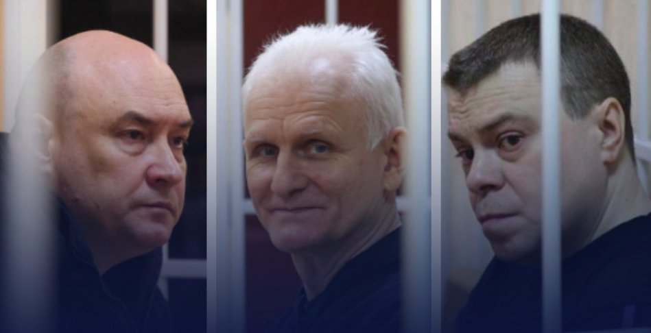 Exactly one year ago, the #Belarus regime took revenge against @viasna96 human rights defenders. Nobel Peace Prize winner Ales Bialiatski was sentenced to 10 years in prison, Valiantsin Stefanovic to 9 years, Uladzimir Labkovich to 7 years. We continue to fight for their release.