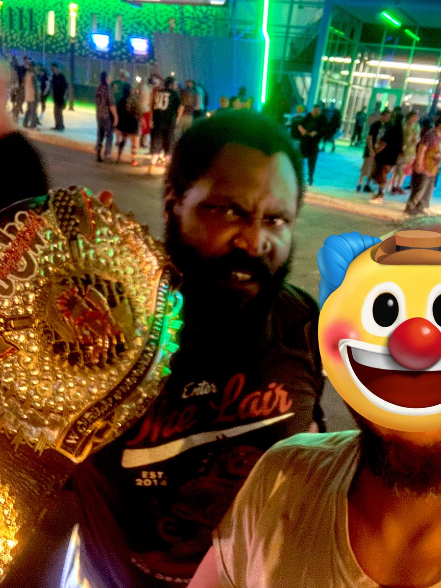 Take the JCW belt to #AEWRevolution @Willie_Mack 🤡