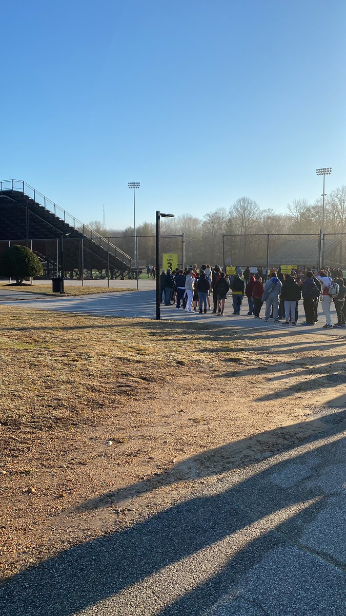 Clocking in ⏰ for some work at <a href="/bowiestatefb/">BOWIE STATE FOOTBALL 🏈</a> camp <a href="/BAHSBenfield/">Coach Benfield</a> <a href="/BAHS_Football/">Bel Air High School Football</a> <a href="/BAHSCoachSiegel/">Coach Siegel</a> @CoachMeixsell