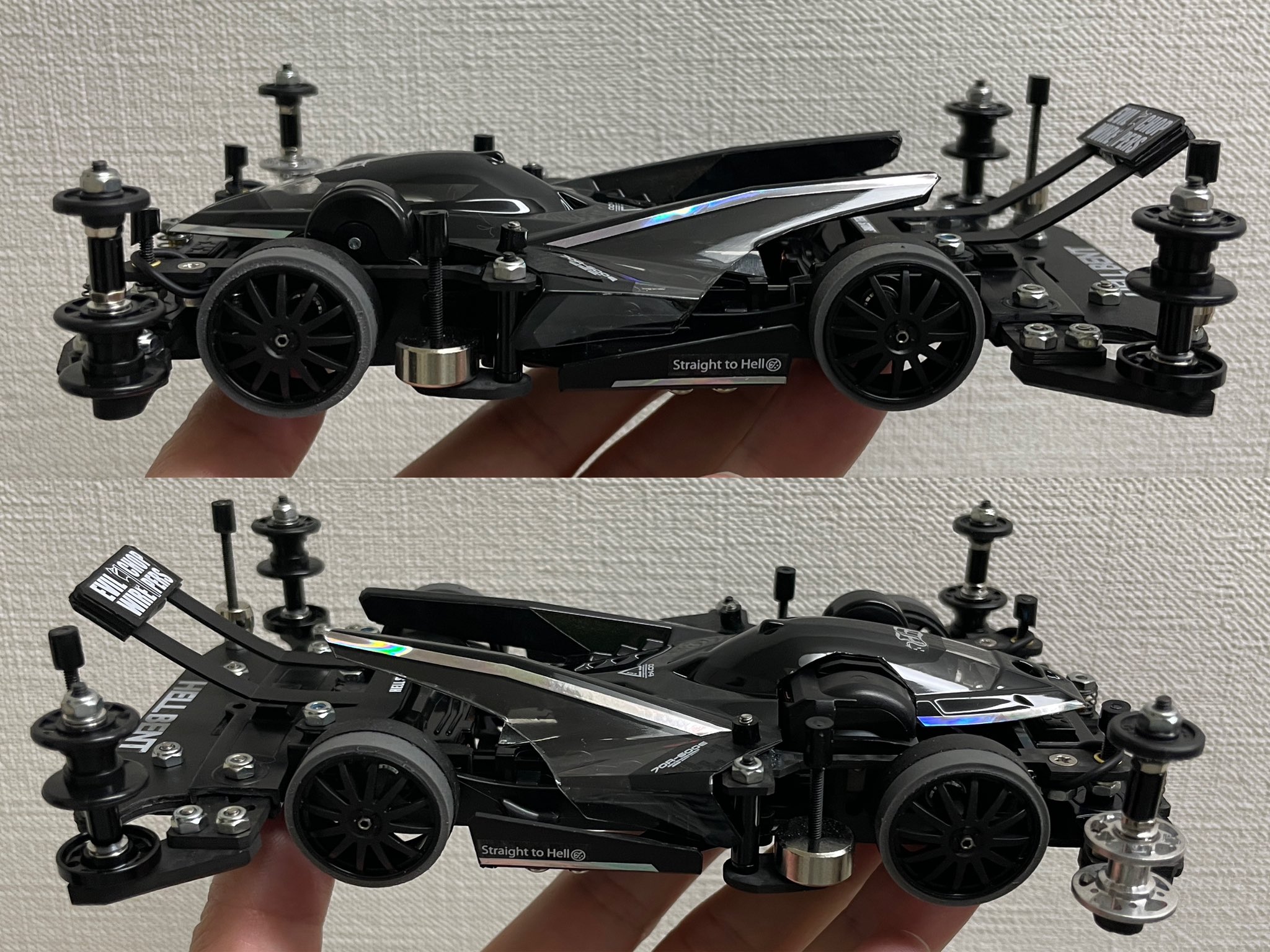 ミニ四駆 Evilwire ステッカーセット 3枚 凄かっ ミニ四駆 Evilwire ステッカーセット 3枚 凄かっ