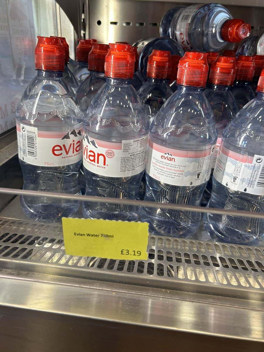 What world are we living in that companies think they can charge £3.19 for a bottle of water?????