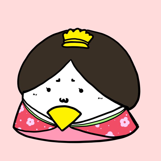 桃の節句なのでおひなさまになりました( ˘ω˘ )🎎 