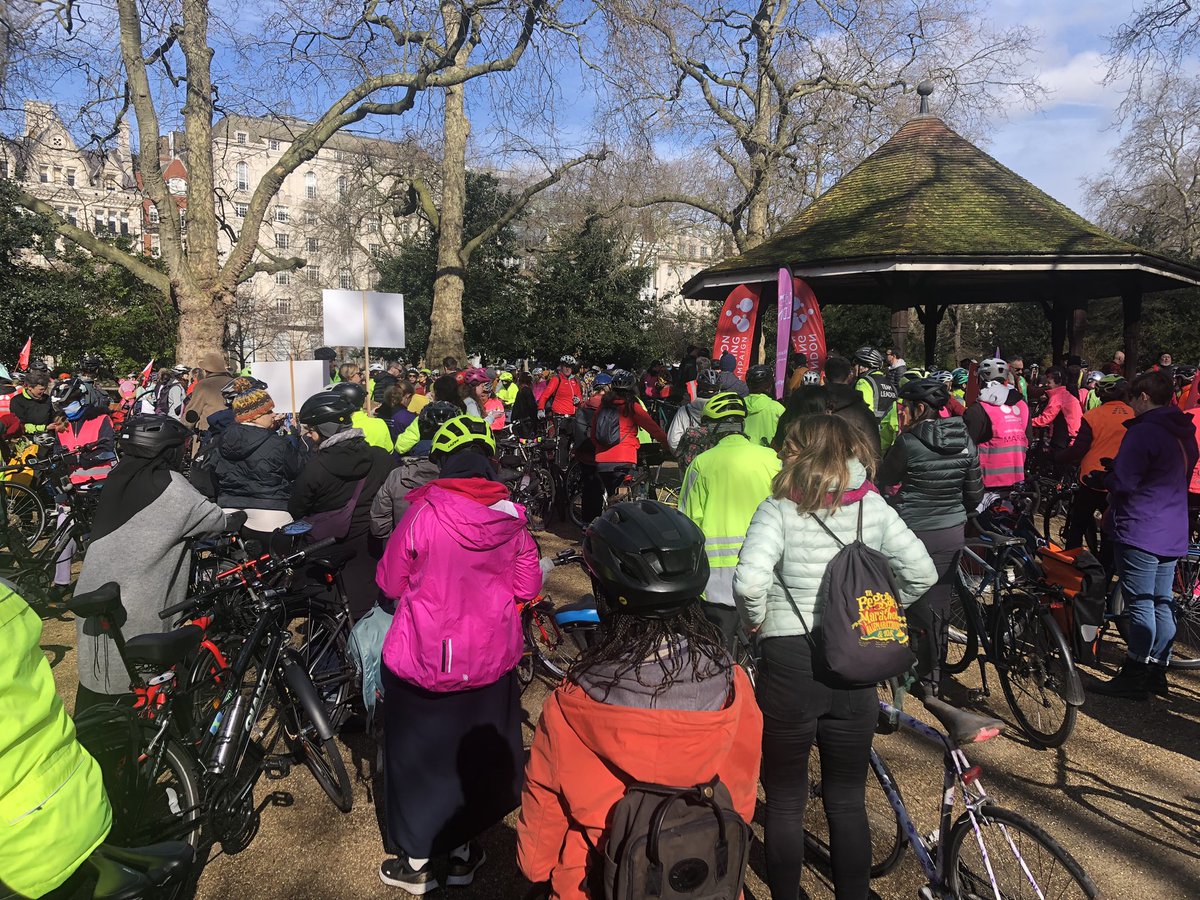 Start of the #WomensFreedomRide