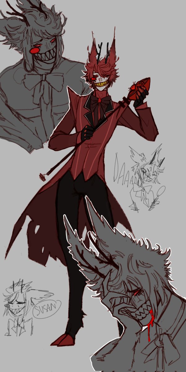 Loon_monsters's tweet image. I'm in love with this crazy deer 😩
#alastor #alstorfanart #hazbinhotel #hazbinhotelfanart #alastorhazbinhotel