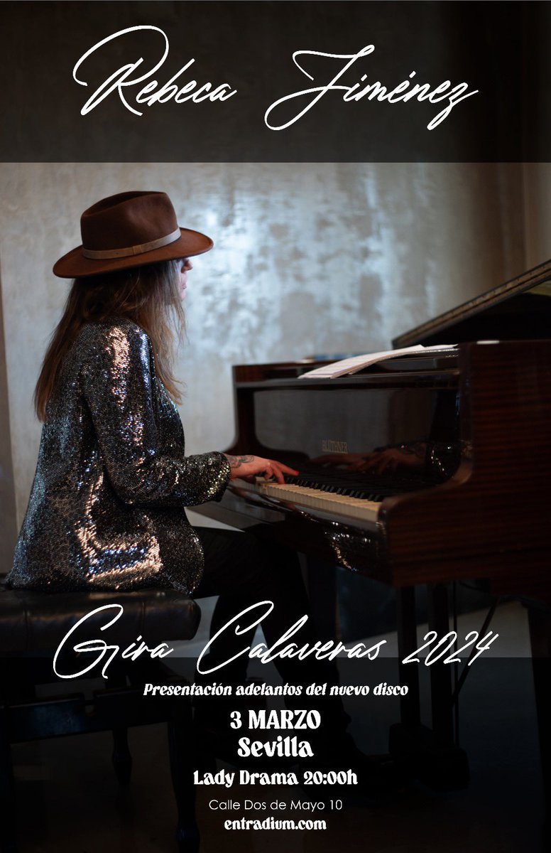 #sevilla esta noche a las 20.00h en la Sala Lady Drama!
entradium.com/es/events/rebe…