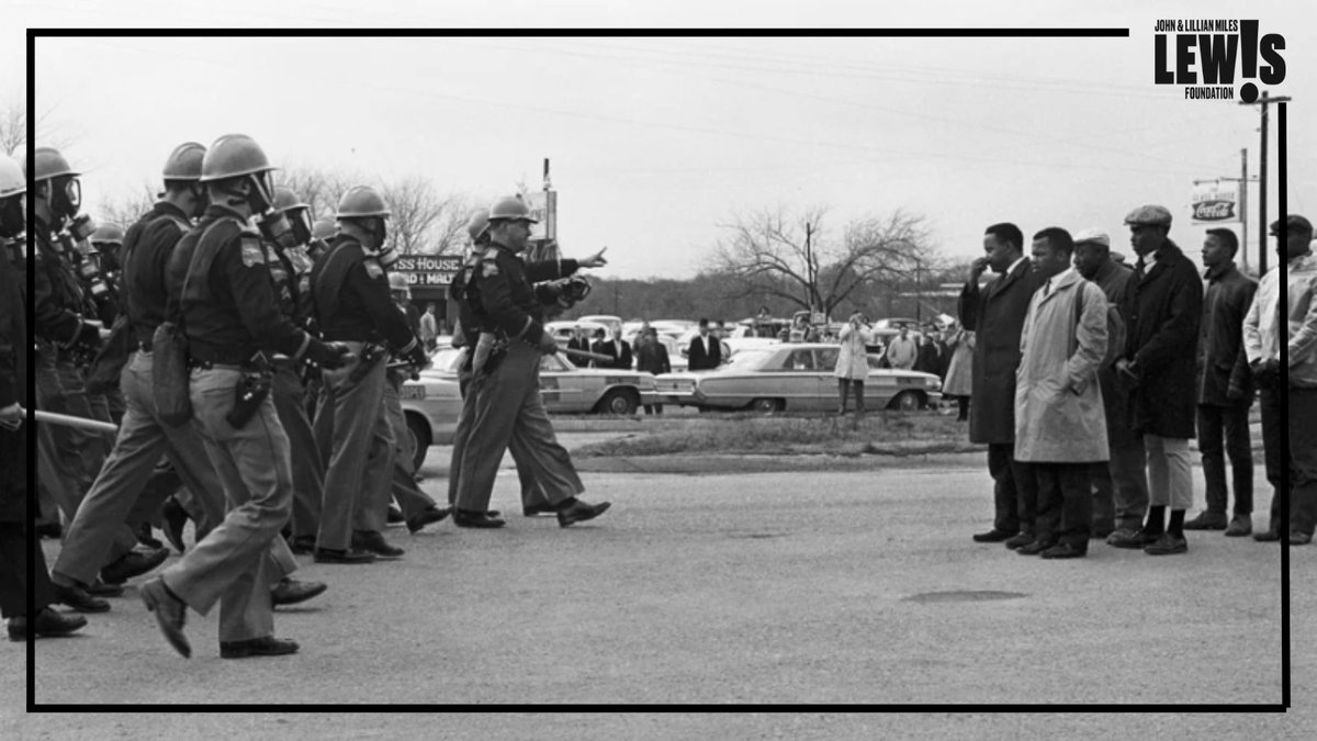 1/3 The goal of marching from #SelmatoMontgomery was to once and for all secure the right to vote. On Sunday, March 7, John Lewis and other protestors were met by Alabama state troopers at the Edmund Pettus Bridge. #SelmaJubilee