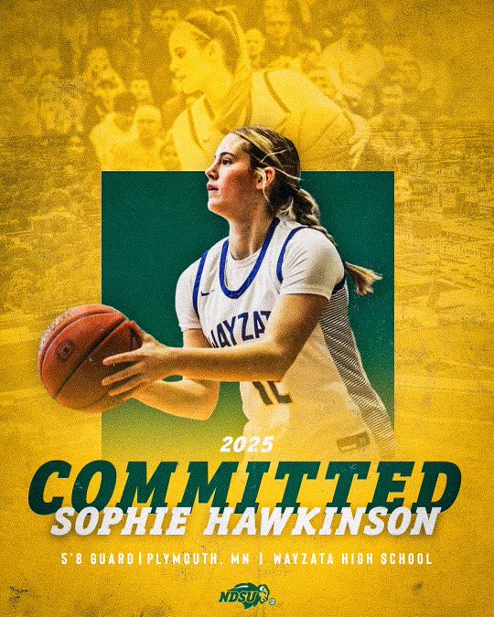 Go Bison!! 🦬💚💛 #committed