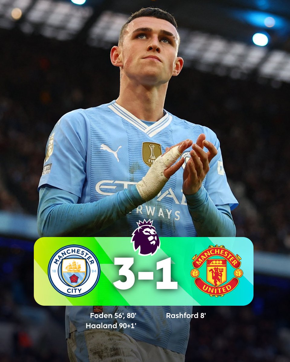 Manchester derby, you have delivered once again 🍿