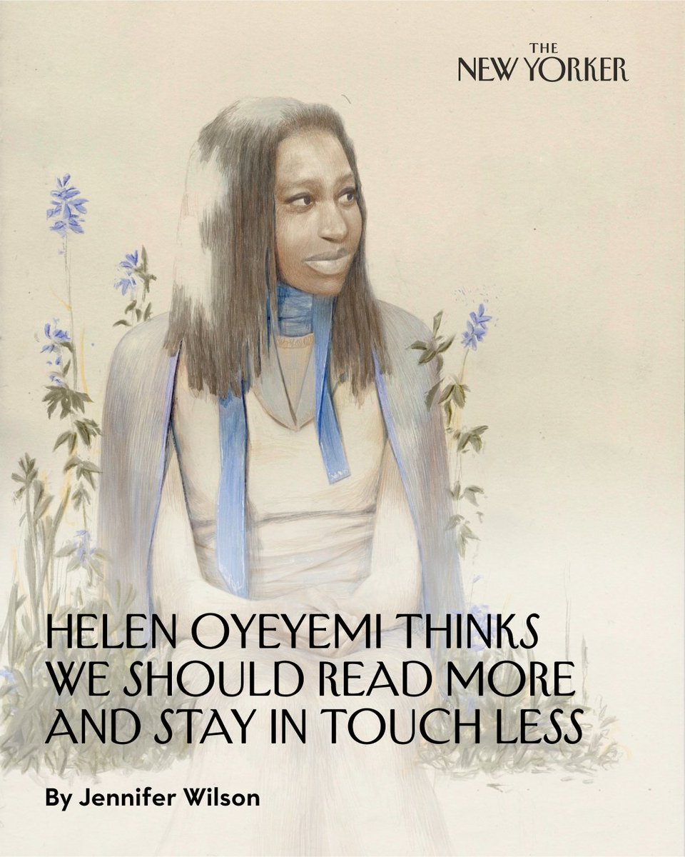 “Real and pretend are the same thing at different times. This is part of what I love about fiction and the reading of fiction. It’s allowed me to discern different types of imaginary,” Helen Oyeyemi says, in a new interview. nyer.cm/kH8sAhu