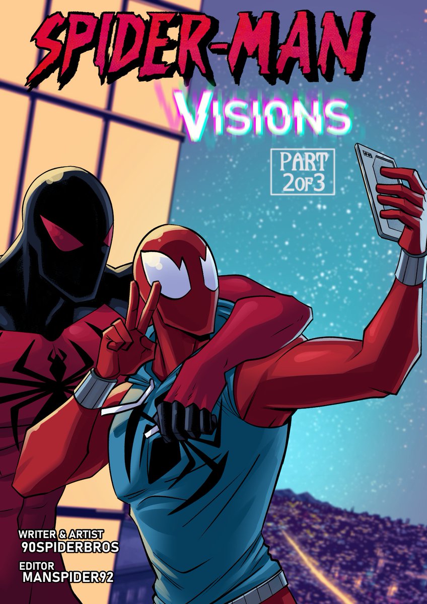 BenReillyArt's tweet photo. Cover for #SpiderMan Visions (Part 2 of 3)! https://t.co/XdHaSerTN5