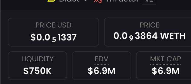 FreeMrktCptlst's tweet image. $baja is a $6.9 mc with a price of exactly 1337
and you don't think its a sign from the gods? #leet #nice