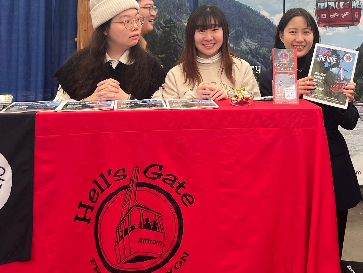 hellsgatetram's tweet photo. Welcome to visit the Hell's Gate booth at the Vancouver Convention Center https://t.co/ZYogy6yNDn