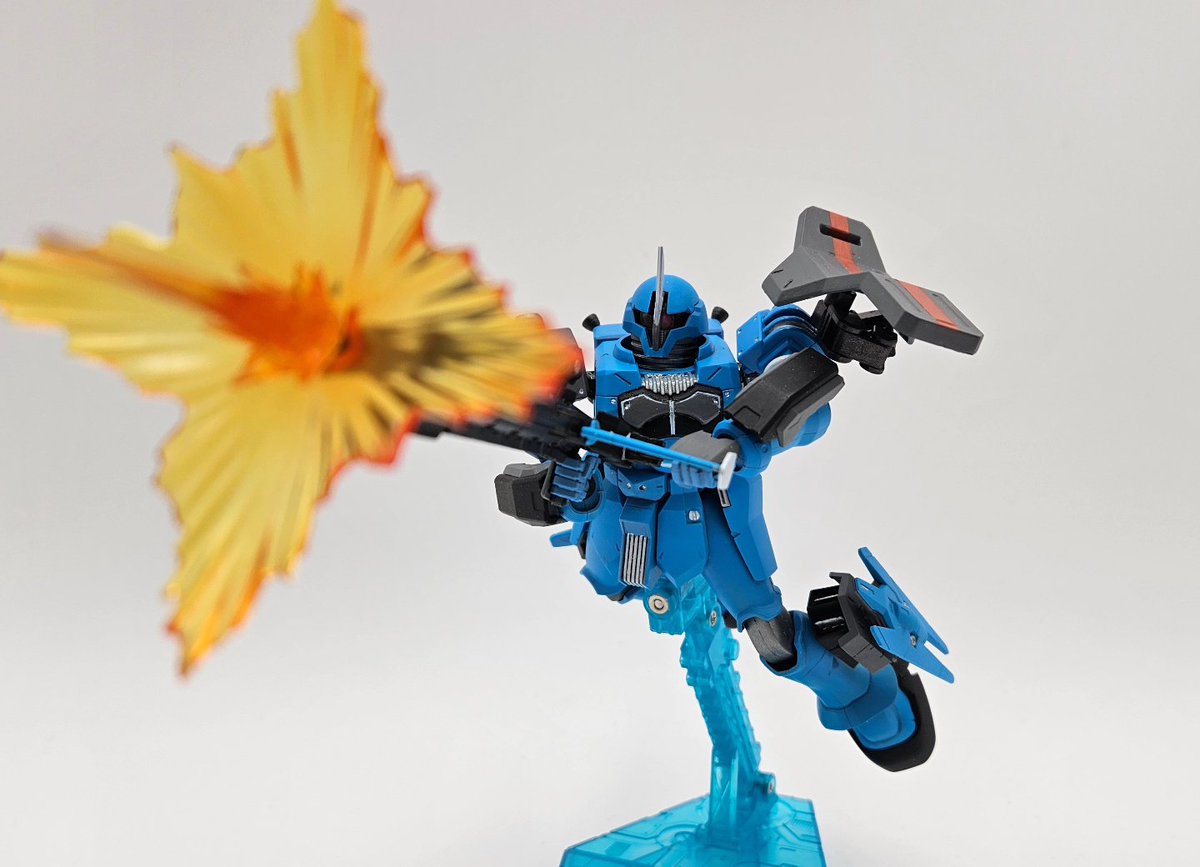 BuildUpHobby's tweet image. Another Meta kicks up the dust on the final month of season 2! 

    Local Builder Kyle Smith finished up the "Zudah Seiten" for our Meta Challenge &amp;amp; IPMS next weekend!
Love the blue color &amp;amp; fun rifle!

     Thanks for Building with us!

#g_bm #GUNDAMBUILDMETAVERSE