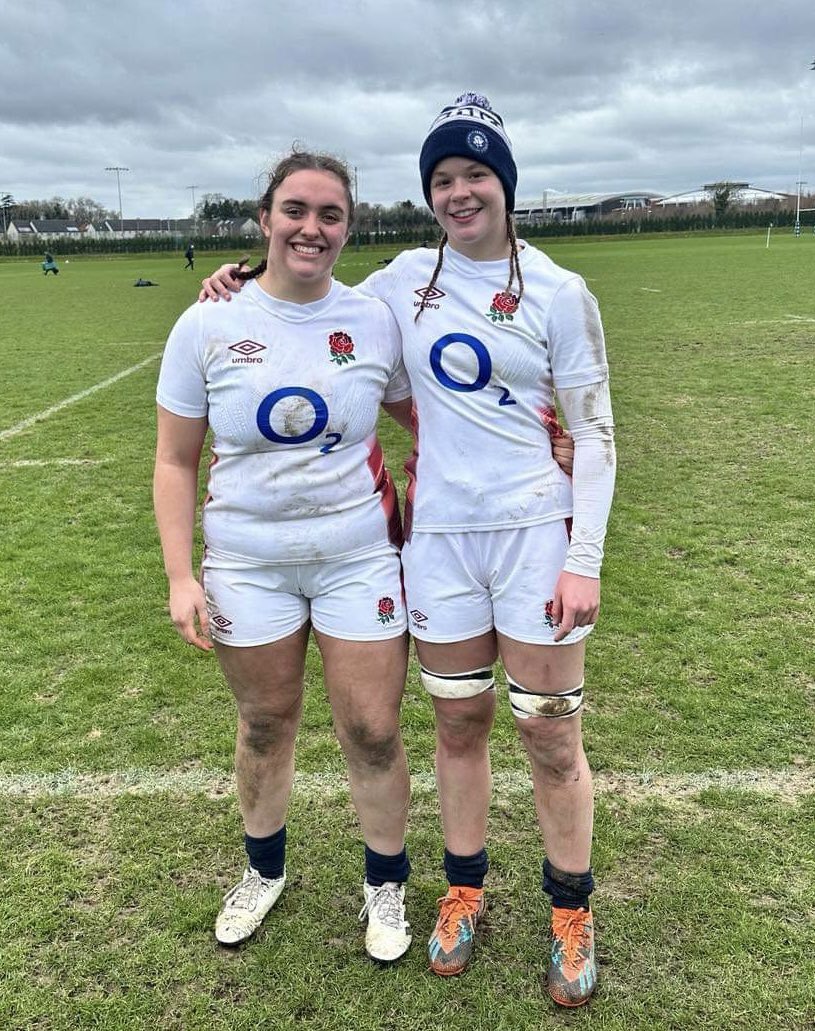 Fantastic 14-29 win for England u18s vs a strong Ireland side. We are proud of you Kaya and Bethan! A brilliant try from Bethan too! 💪🏼
