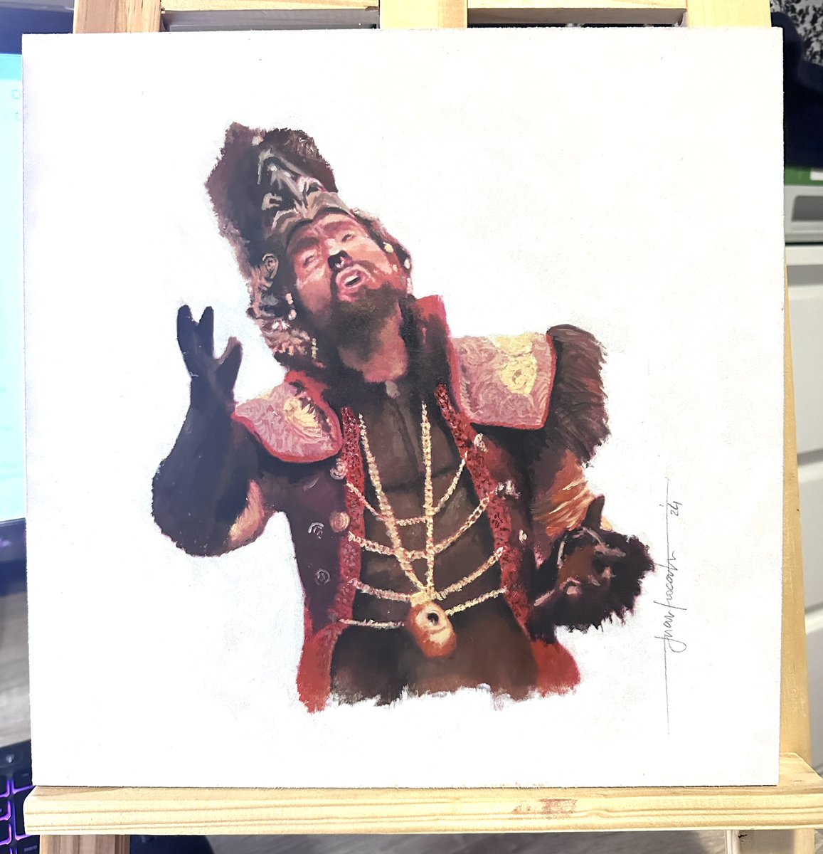 La oveja negra
Óleo sobre tabla
30x30 cm