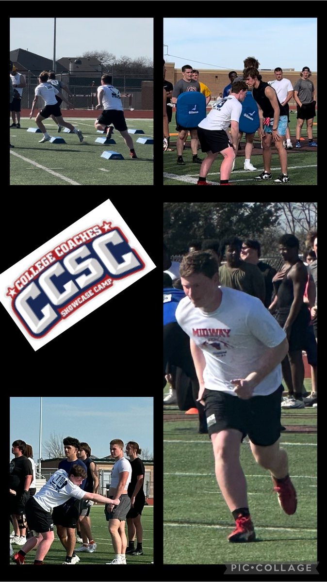 Gavyn Reeves (@gavyndreeves) on Twitter photo Thanks for the invite to the College Coaches Showcase <a href="/MinesFootball/">Mines Football</a> & <a href="/kwc_football/">Kentucky Wesleyan Football</a>
Put in some work doing defensive drills with instruction from 8 Universities. <a href="/MidwayFB/">Waco Midway Football</a> <a href="/Coach_Creech/">Josh Creech</a> <a href="/joe_gillespi3/">Joseph Gillespie</a> <a href="/ImLandonJones/">Landon Jones</a> <a href="/HighPower1231/">Kelvin Robinson</a> <a href="/CoachEMartinez_/">Coach E Martinez</a> Thanks for the invite to the College Coaches Showcase <a href="/MinesFootball/">Mines Football</a> & <a href="/kwc_football/">Kentucky Wesleyan Football</a>
Put in some work doing defensive drills with instruction from 8 Universities. <a href="/MidwayFB/">Waco Midway Football</a> <a href="/Coach_Creech/">Josh Creech</a> <a href="/joe_gillespi3/">Joseph Gillespie</a> <a href="/ImLandonJones/">Landon Jones</a> <a href="/HighPower1231/">Kelvin Robinson</a> <a href="/CoachEMartinez_/">Coach E Martinez</a>