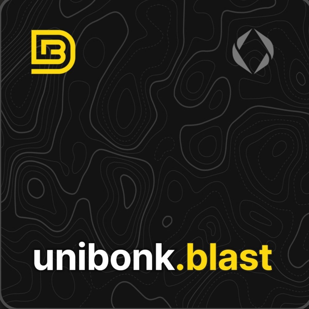 His name #UNIBONK @GhostBuddyNFT, minted yesterday - with his domain name on Blast unibonk.blast.