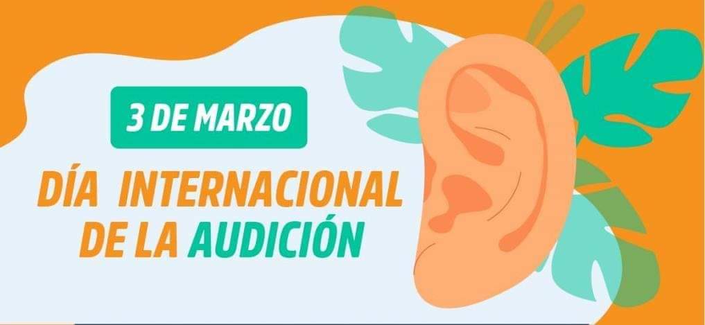 Como cada 3 de marzo, se celebra el Día Internacional de la Audición y el objetivo es concientizar sobre la importancia de la identificación temprana y la intervención en la pérdida auditiva
#SeguimosEstandoCerca 
#CuidarteEsCuidarnos 
Sandro Ortega