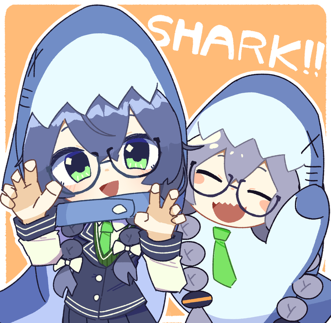 「shark costume」のTwitter画像/イラスト(新着)