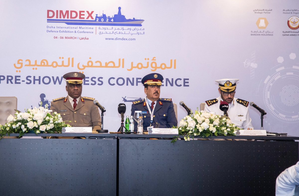 Staff Brigadier (Sea) Abdulbaqi Al-Ansari, Chairman of the Organising Committee of #DIMDEX2024: “This edition is distinguished by the participation of over 200 international and national companies specialised in security and defence, and includes 9 major international pavilions.”