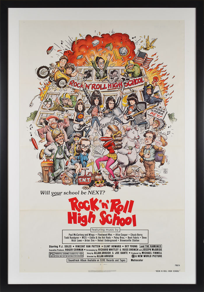 If you like the punk rock band #TheRamones then you may like #RogerCorman's 1979 musical-comedy #cultclassic #RockNRollHighSchool. It's on this afternoon at 4:25 on #MOVIES!TV (CH. 2.2 in #Detroit/#yqg.) Hear #JoeyRamone sing hits like the title-track and #BlitzkriegBop. #PJSoles