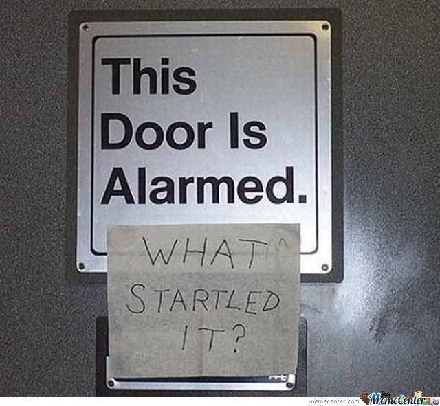 Alright… who startled the door?

#WeekendThoughts