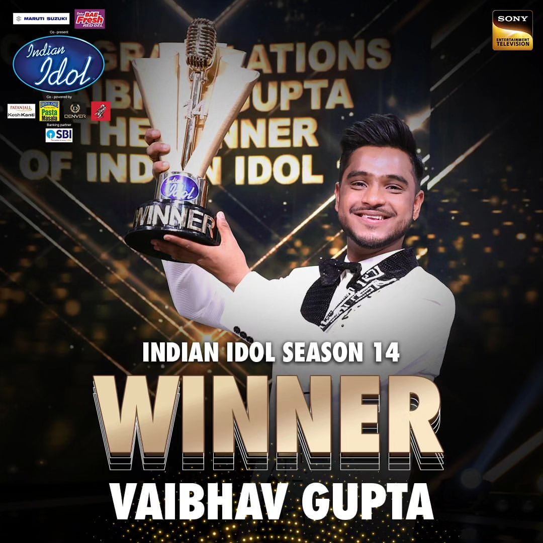 Kanpur's Vaibhav Gupta Clinches Victory: Crowned Indian Idol Season 14 Winner!
#indianidol #indianidol14 #indianidolseason14 #indianidol2023 #IndianIdolisBack #KumarSanu #vishaldadlani #shreyaghoshal #HussainKuwajerwala #VaibhavGupta