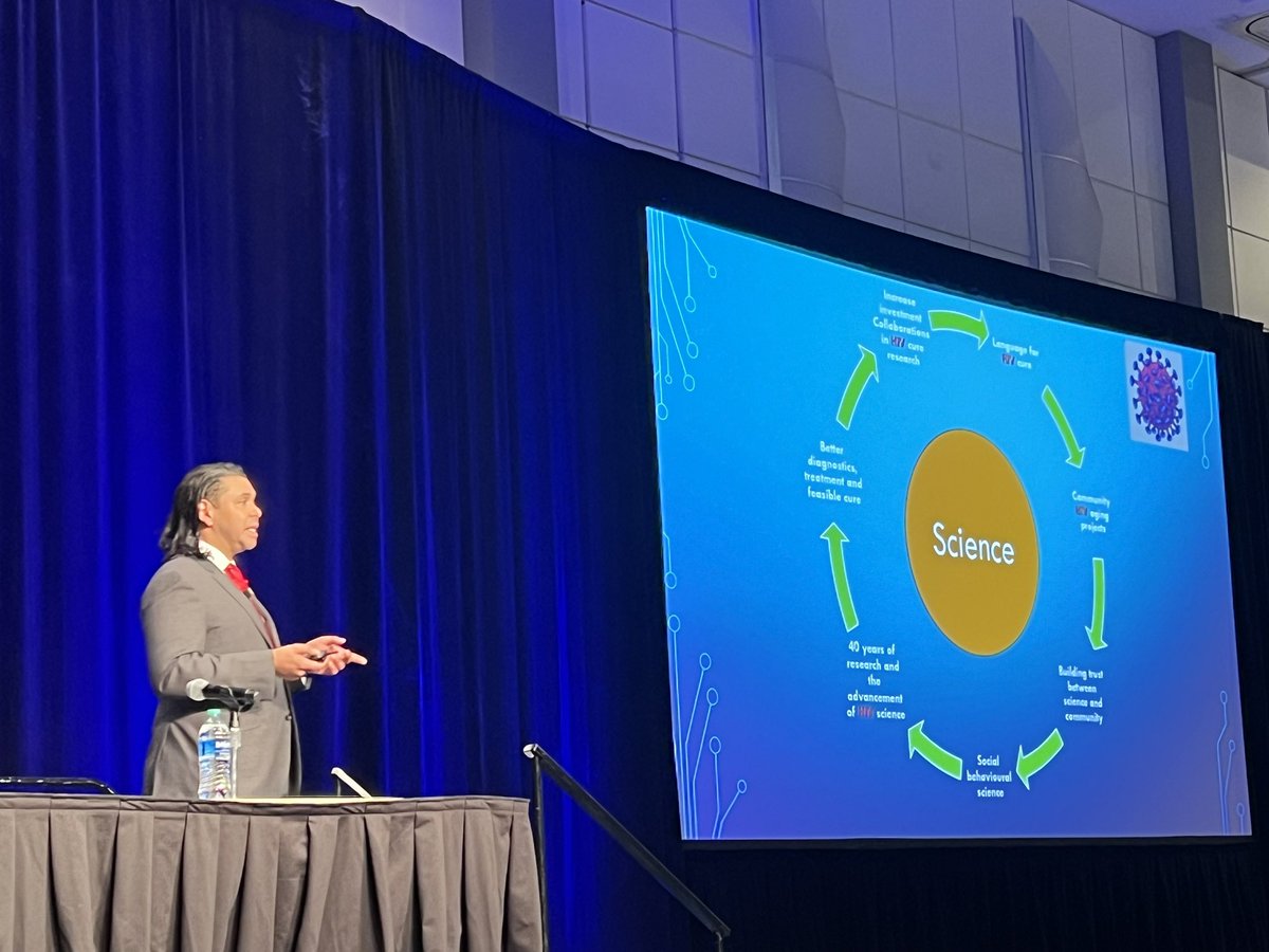 Incredibly proud to hear @londonpatient at #CROI2024 speaking to a packed room about his journey and HIV cure research from a community / personal perspective. A true miracle of modern science right before us @icistem @MedCambridge @UCLInfectImm @imperialcollege