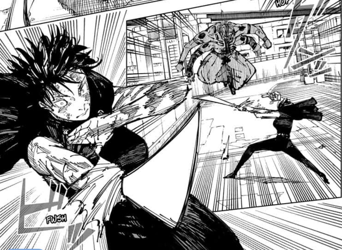 Maki Zenin in chapter 252 of Jujutsu is the 8th wonder of the world