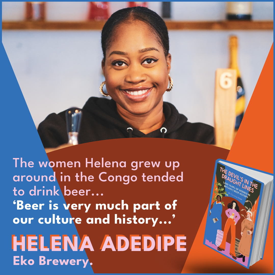 📖 Helena Adedipe of <a href="/ekobrewery/">Eko Brewery</a> is one of the many leading women in today’s beer industry who features in The Devil’s in the Draught Lines: 1000 Years of Women in Britain’s Beer History by Dr Christina Wade (<a href="/Braciatrix/">Dr Christina Wade</a>).
👉 Pre-order here: ow.ly/SGrc50QKcOP