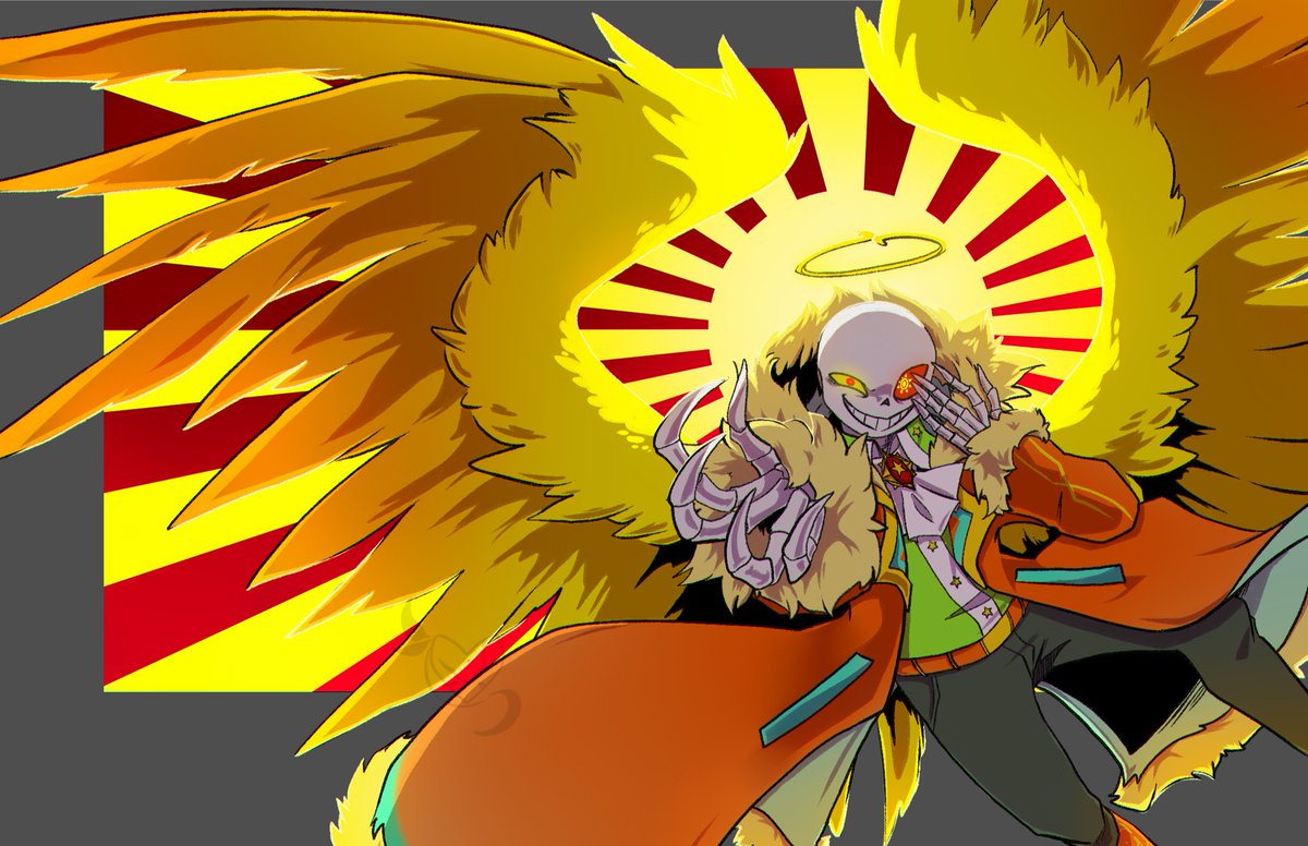 Golden wings :&gt;

#swapdream #undertaleAU