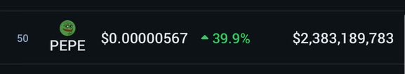 Probably not a big deal.. #50 👀 $PEPE #DOPE 🐸 #opencommunity