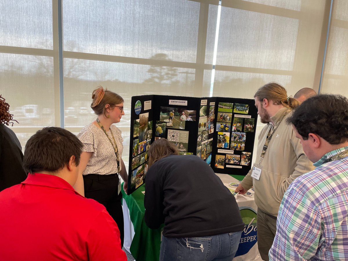 It's cool when students become fellow members - Hazel Higginbotham JCIB c/o2019 was spotted by Mr. Ryan Reardon JCIB faculty at the 2024 Alabama Science Teachers Association Conference last week. Hazel works w/the Cahaba River Keepers-looks like there many visitors at her table.