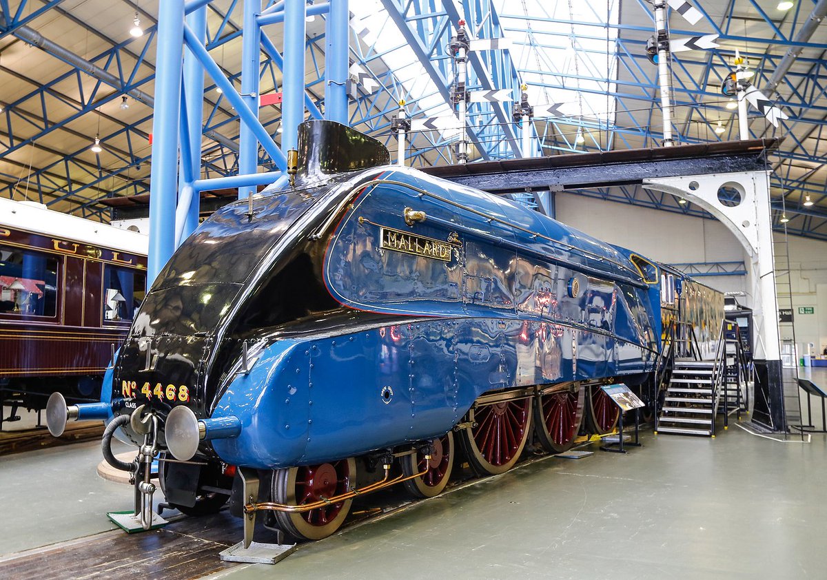 Happy 'Birthday' to Mallard! The fastest steam locomotive in the world entered traffic #OnThisDay in 1938.