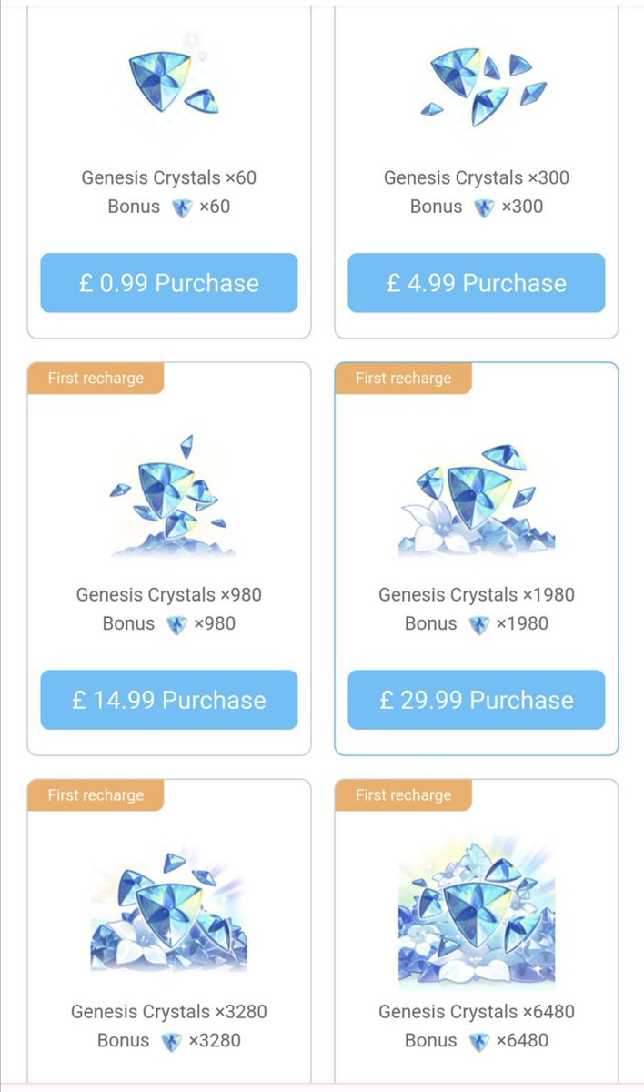 Buying genesis crystal/oneiric shard for people! (⁠≧⁠▽⁠≦⁠)

✧ retweet
⁠✧ follow me 

Will try buy for as many people possible! Can use codashop, top up or whatever :)

Higher chance below. 🍀#Genshinlmpact #honkaistarail