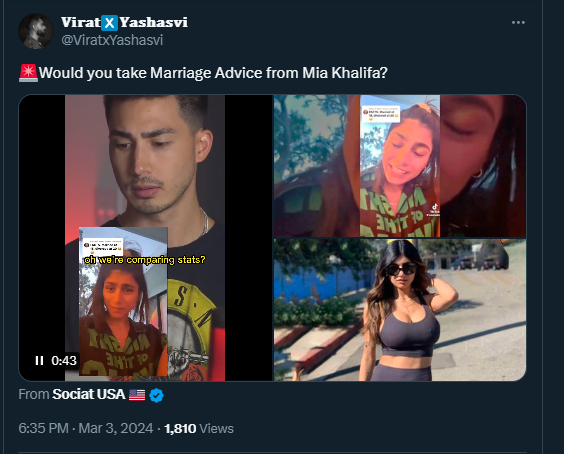 WildernessWow's tweet photo. @ViratxYashasvi Copied another piece of content from @SociatUSA , @x @CommunityNotes Please have this account blocked and suspended. He is constantly stealing from other accounts. https://t.co/Q4sUL0CtcH