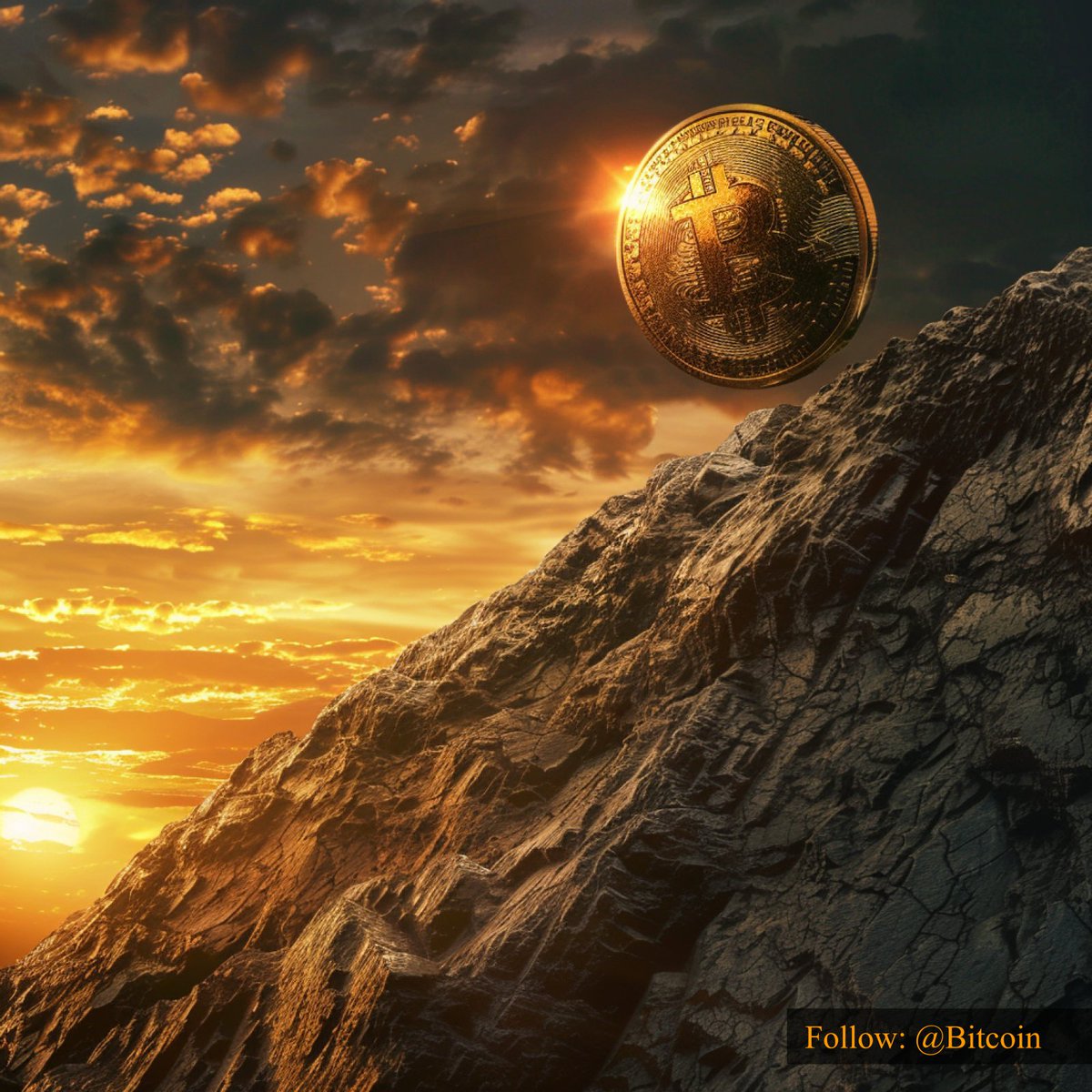 #Bitcoin is climbing to the top, scaling new peaks soon! #BitcoinAscent 🚀🏔️💪