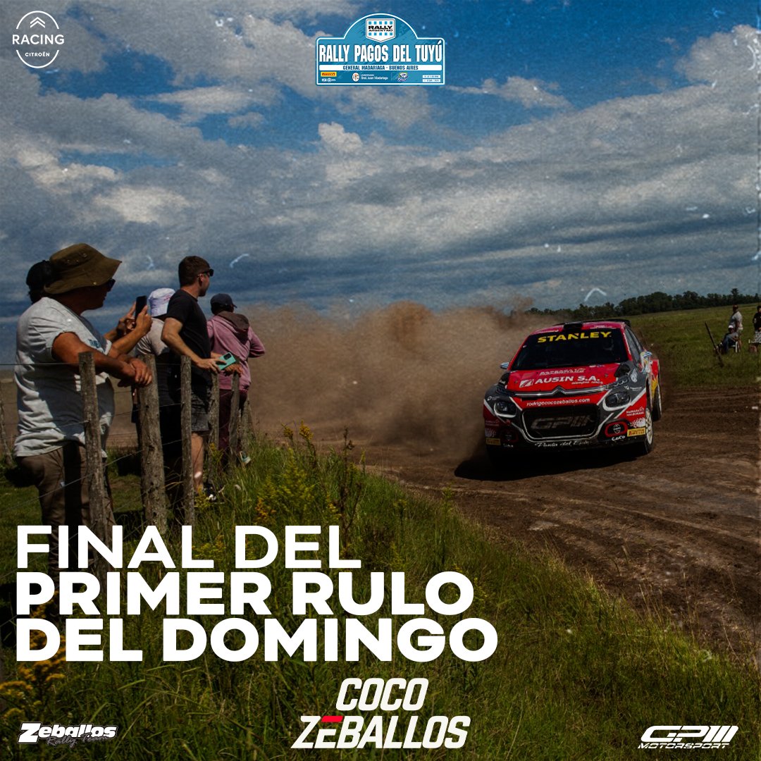 #RallyPagosdelTuyu |FINAL DEL RULO DE LA MAÑANA! “Nos falta un poco de ritmo, estamos medios dormidos todavía”

GENERAL RC2
P1 🇦🇷 Pasten 1.01.44,8
P2 🇦🇷 Díaz +1.07,0
P3 🇦🇷 Menendez +3.31,0
P4 🇦🇷 Villagra +3.41,5
P5 🇺🇾 Marieyhara +4.02,6
P7 🇺🇾 Zeballos +4.49,0

#SiemprePaDelante