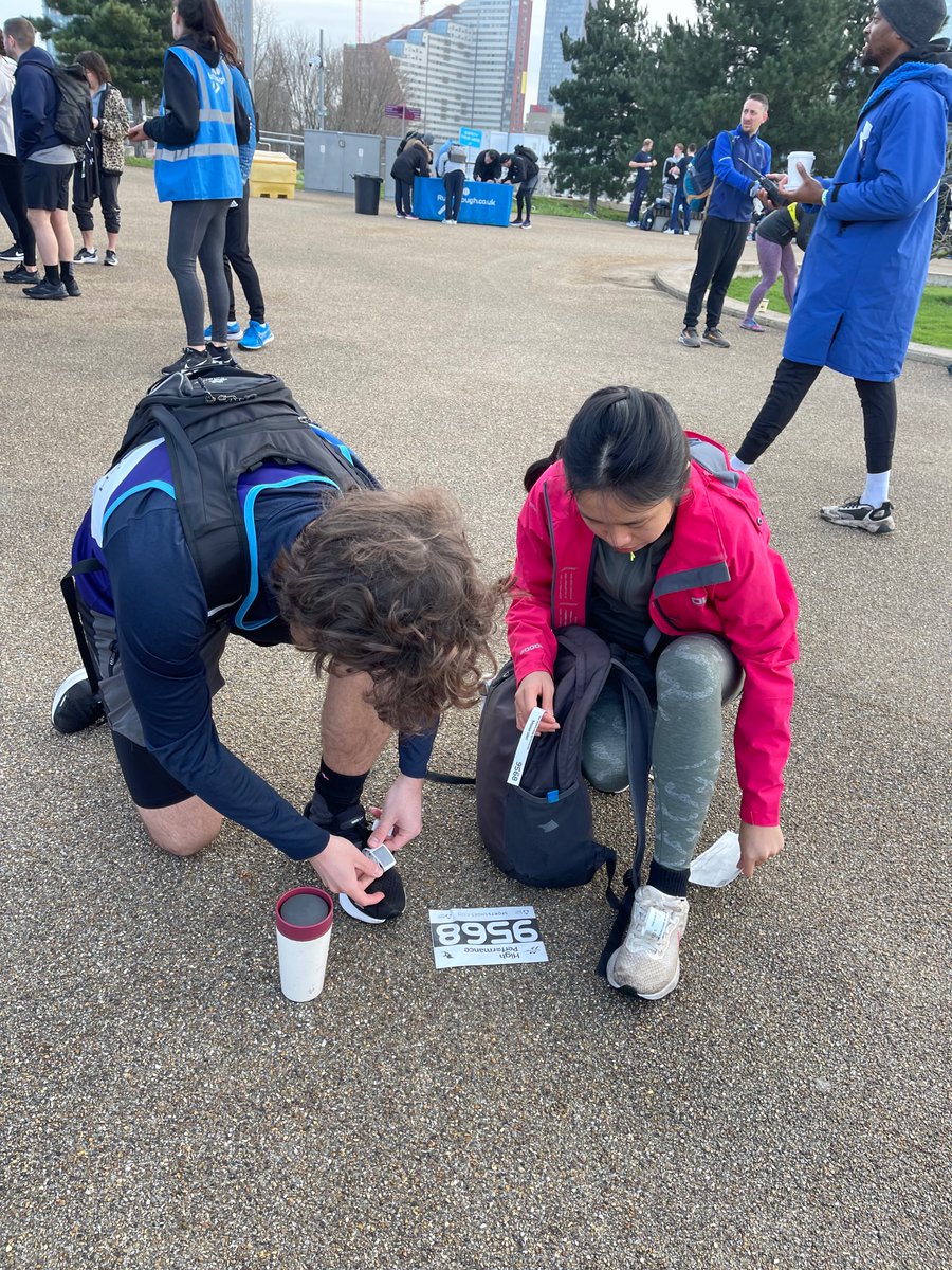 Second half getting ready for #TeamCRUK #LondonMarathon2024 with a 10/10k fiancée (@lannyruiz15) - fundraise.cancerresearchuk.org/page/krzysztof…