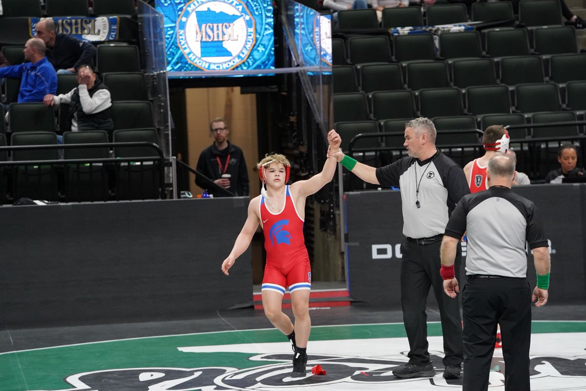 aaronheeg09's tweet photo. What an unbelievable feat accomplished by this young man! Your 2024 MNHS AA 133lb State Champion. En route to his victory, he eliminates the #2, #3, and #1 seeds. All of them were seniors, and two of them were NCAA D2 committs. To God be all the glory! @justusheeg232 https://t.co/gC7L2DVFM8