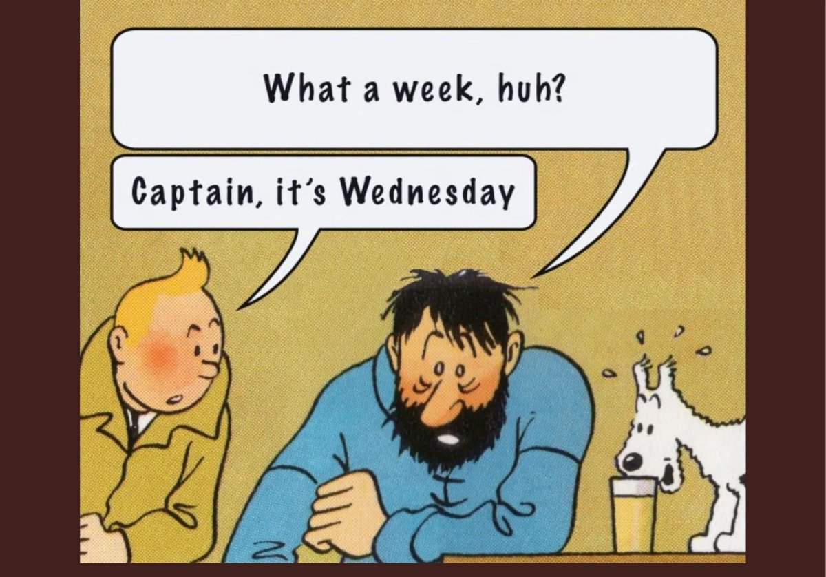 inffo's tweet photo. What a week, huh?
Captain, it's Wednesday https://t.co/7YSyujeuzf