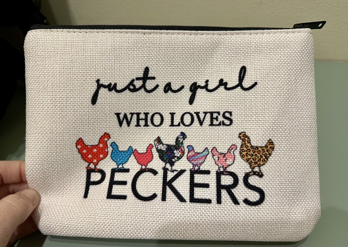 Birthday gift from one of my besties! She knows I love my chickens! 😂