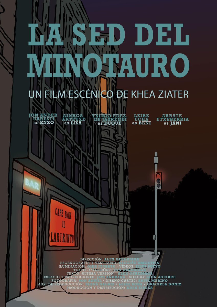 Gaur 19:00etan Itsas Etxea Auditoriumean, antzerki emanaldia Khea Ziater konpainiaren eskutik: ‘La sed del minotauro’. Sarrera: 8 € (18>4€)
tickets.kutxabank.es (ARETOAK/GIPUZKOA) webgunearen bidez eta emanaldia hasi baina bi ordu aurretik.